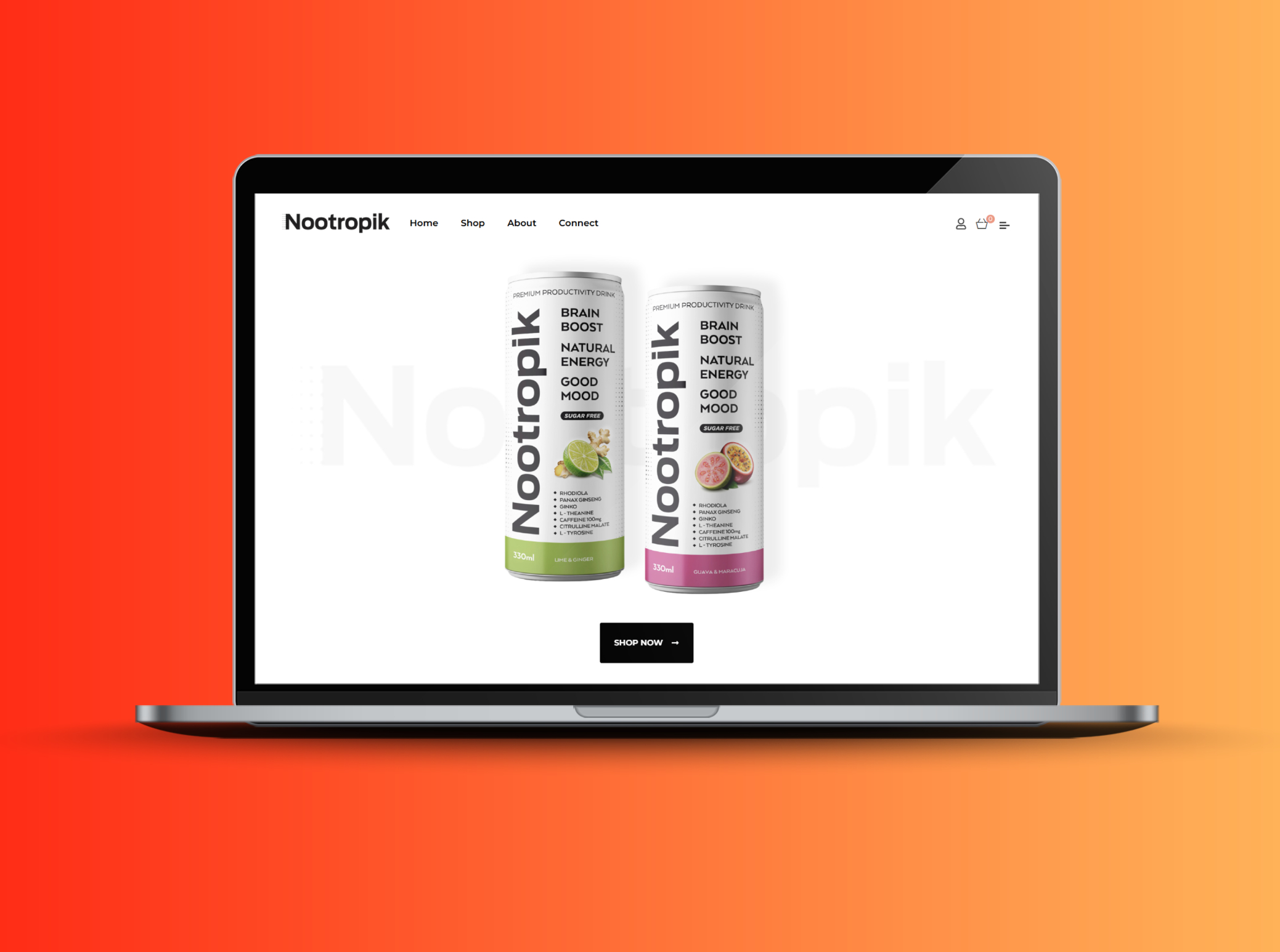 Izrada webshopa drinknootropik.com